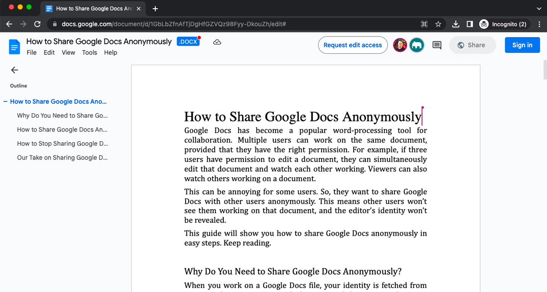 how-to-be-anonymous-on-google-docs-2023